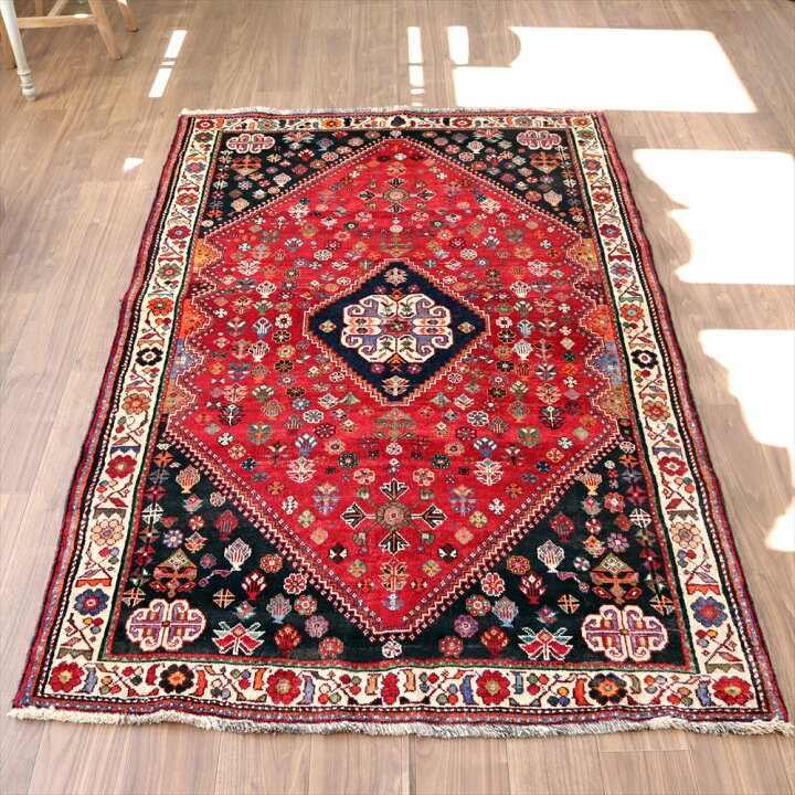 楽天市場】【15%OFFクーポン対象品】部族絨毯 トライバルラグ218×134cm 