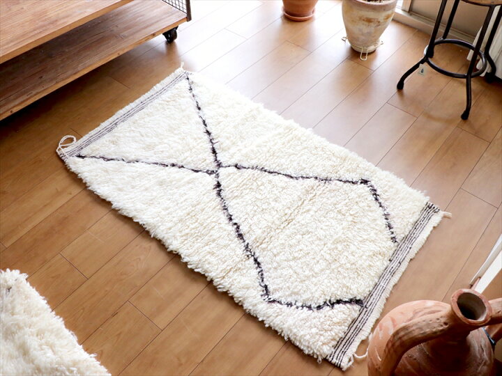 楽天市場】【15%OFFクーポン対象品】モロッコ エリアラグ ベニワレン 