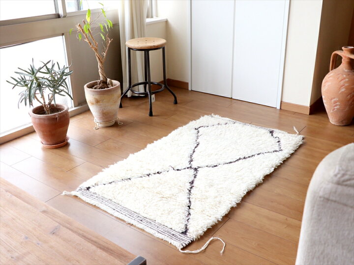 楽天市場】【15%OFFクーポン対象品】モロッコ エリアラグ ベニワレン 
