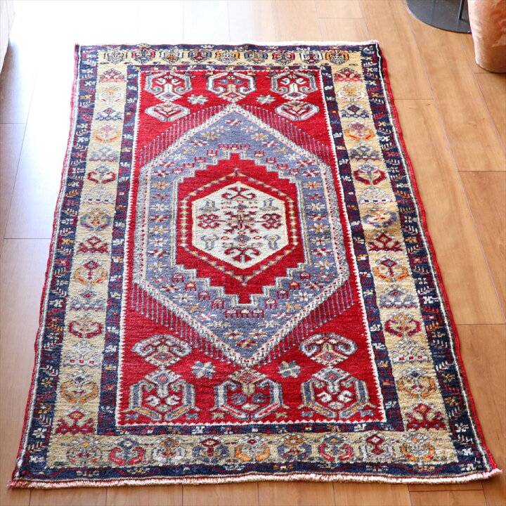 楽天市場】【15%OFFクーポン対象品】トルコじゅうたん トライバルラグ  