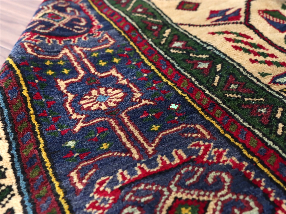 楽天市場】トルコ絨毯 ヴィンテージラグ223×145cmウシュクラル