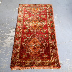 トルコ絨毯　トライバルラグ　ヤストゥク 114×54cm シワス