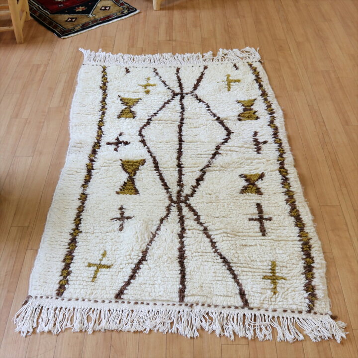 楽天市場】Morroco Berber Rug Azilal142×90cmアズィラル モロッコ 