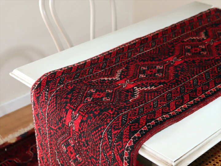 楽天市場】【15%OFFクーポン対象品】トライバルラグ バルーチ189×44cm 