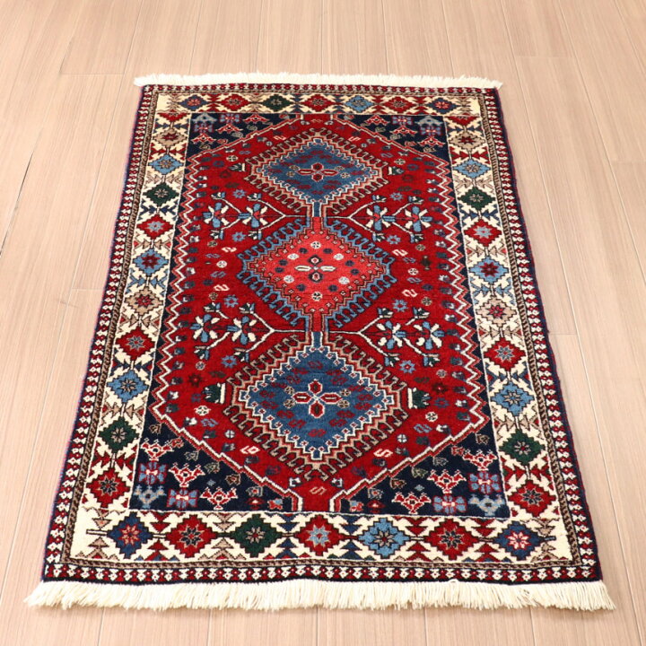 楽天市場】トライバルラグ 部族絨毯 イラン南部ヤラメ Yalameh124×81cm 