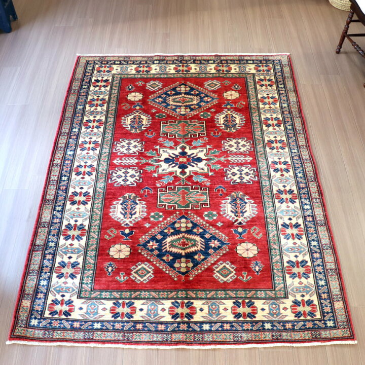 楽天市場】【15%OFFクーポン対象】トルコ絨毯 手織りラグ 208×156cm 