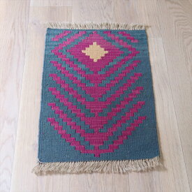 手織りキリム　イラン南部シラーズ 62×40cm