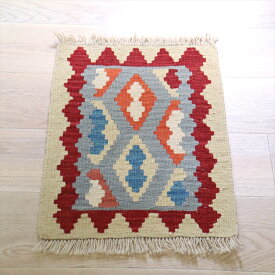 手織りキリム　イラン南部シラーズ 58×43cm