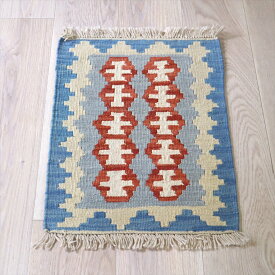 手織りキリム　イラン南部シラーズ 60×43cm