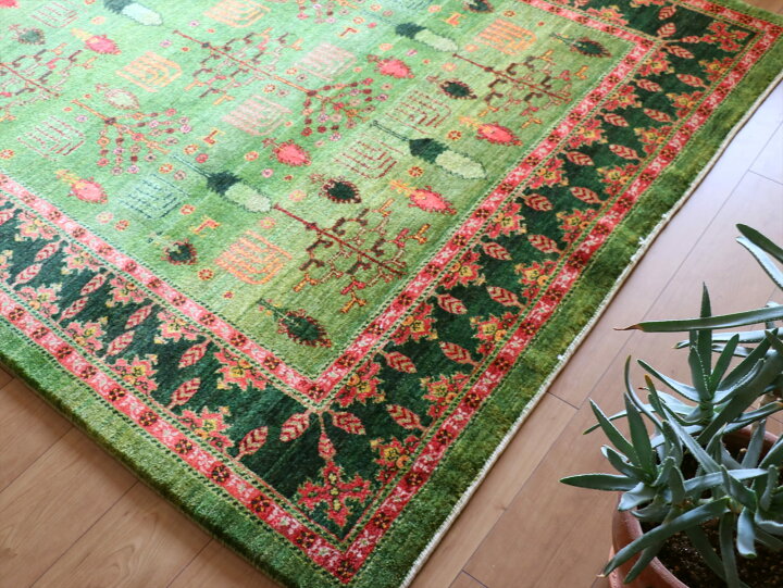 楽天市場】【15%OFFクーポン対象品】手織りラグ ギャッベ ギャベ  