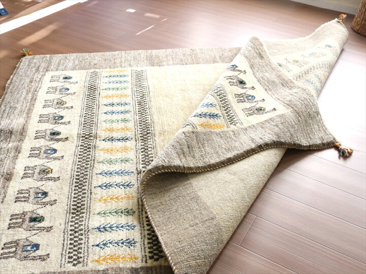 楽天市場】【15%OFFクーポン対象品】ギャッベ Gabbeh イラン産 手織り 