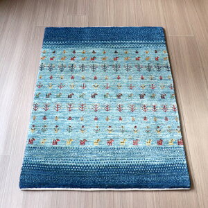 �y15%OFF�N�[�|���ΏہzGabbeh Banafsheh �M���b�x�@�o�i�t�V�F 104×68cm �u���[�O���f�[�V�����@������A���̃��`�[�t