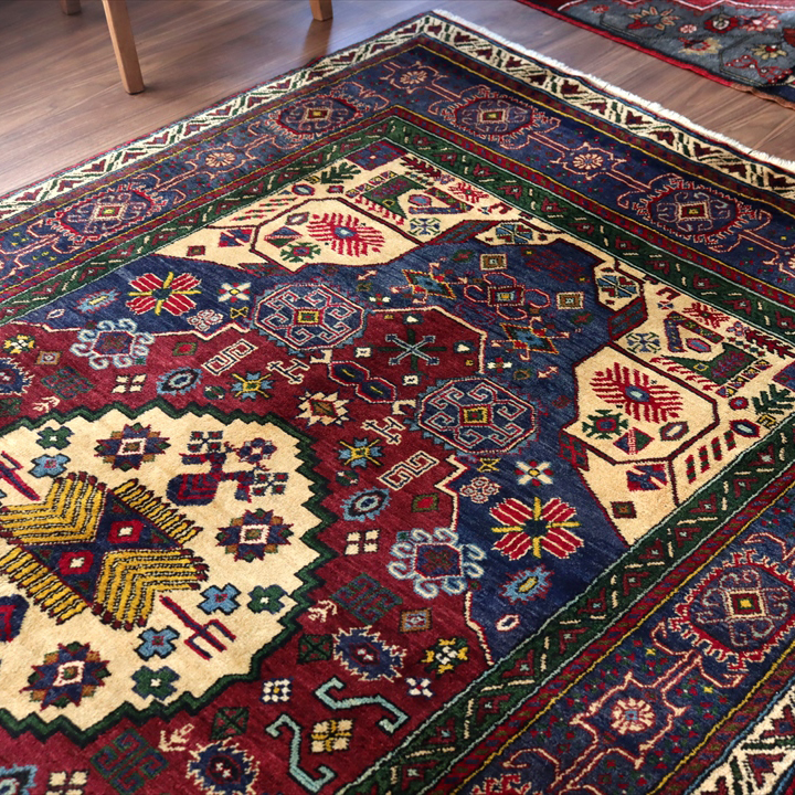 【楽天市場】トルコ絨毯 ヴィンテージラグ223×145cmウシュクラル