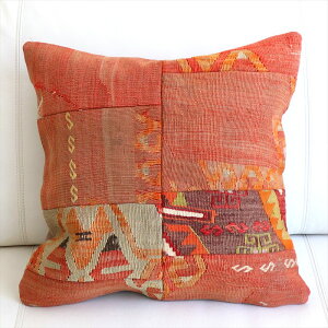 �N�b�V�����J�o�[ �L�����p�b�`���[�N 45×45cm Old Kilim Cushion