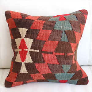 �I�[���h�L���� �N�b�V�����J�o�[ 41×39cm �G�V���� OUTLET �A�E�g���b�g ���i Old Kiilim Cushion