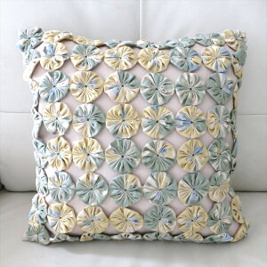 �V���N�C�J�b�g�E���[���[�p�b�`���[�N�N�b�V�����J�o�[40×40cm�A�C�{���[/�C�G���[�E�O���[��