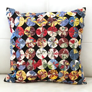 �V���N�C�J�b�g�E���[���[�p�b�`���[�N�N�b�V�����J�o�[40×40cm�u���b�N/�~�b�N�X