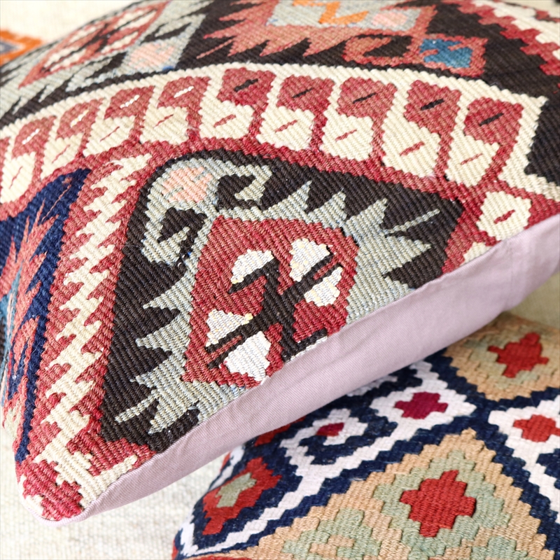 楽天市場】キリムクッションカバー40cm角・トルコ手織りキリム 