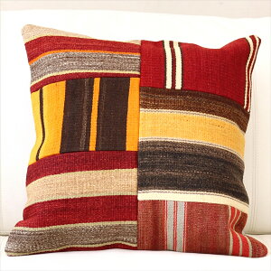 �I�[���h�L�����N�b�V�����J�o�[45cm Turkish Kilim Cushion�g���R�̃E�[����D��L���� �p�b�`���[�N