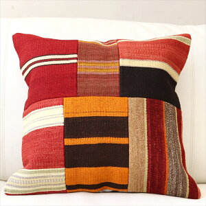 �I�[���h�L�����N�b�V�����J�o�[45cm Turkish Kilim Cushion�g���R�̃E�[����D��L���� �p�b�`���[�N