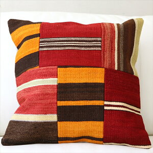 �I�[���h�L�����N�b�V�����J�o�[45cm Turkish Kilim Cushion�g���R�̃E�[����D��L���� �p�b�`���[�N