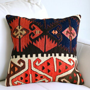 �y15%OFF�N�[�|���Ώہz�I�[���h�L���� �N�b�V�����J�o�[ 41×39cm�G���x�����f ���� Turkish Old Kilim Cushion