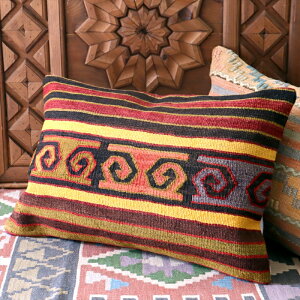 y15%OFFN[|ΏەizNbVJo[@I[hL@s[60×40cmR`{kY rbOs[ Turkish Old Kilim@Lumbar Pillow