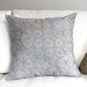 �y10%OFF�N�[�|���Ώہz�J���^�h�J�@�V���N�@�N�b�V�����J�o�[49×49cm�O���[�@�T�[�N���p�^�[��