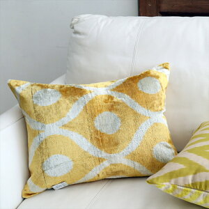 �A�g���X �x���x�b�g�C�J�b�g�N�b�V�����J�o�[�@���ʃV���N50×38cm�y�[���I�����W�@�����^���� Silk Velvet Cushion - Double-Sided Design