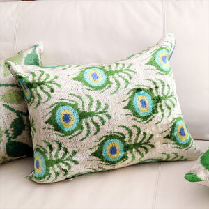 �A�g���X �x���x�b�g�C�J�b�g�N�b�V�����J�o�[�@���ʃV���N50×38cm�N�W���N�̉H�@�A�C�{���[x�O���[�� Silk Velvet Cushion - Double-Sided Design