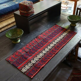 オールドキリム ガジャリ ジャジム 68×30cm 刺繍のような織り