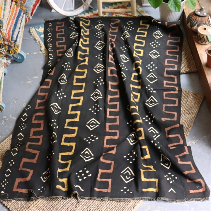 楽天市場】アフリカの泥染布 Mud Cloth Mali, African textile 171  