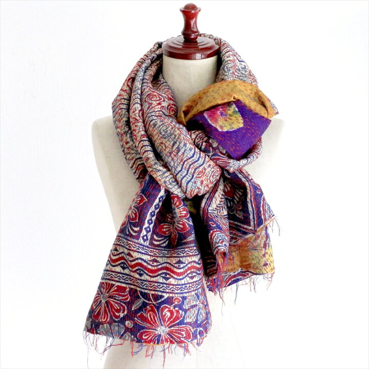 ストール イタリア製National Trust スムーズ SILK-HEMP