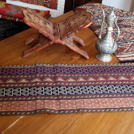 オールドキリム ガジャリ ジャジム 90×30cm イランの古いテント布