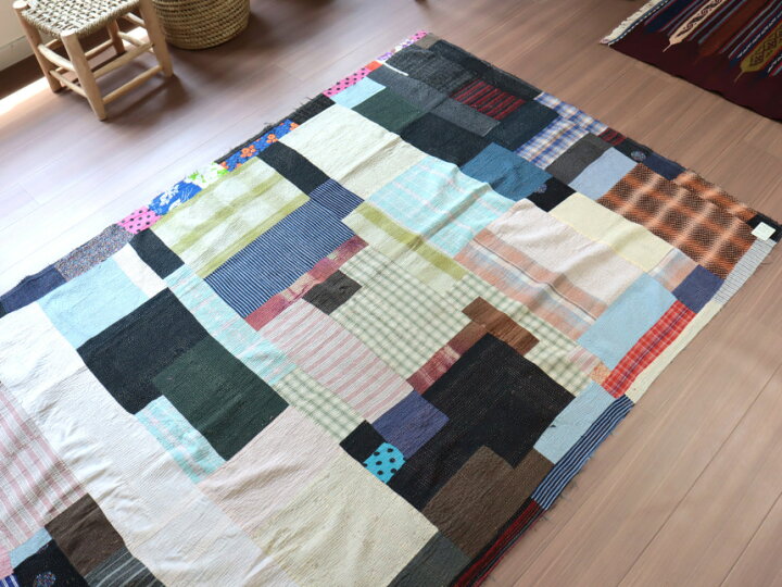 楽天市場】【10%OFFクーポン対象品】インド カンタ刺繍 パッチワーク  