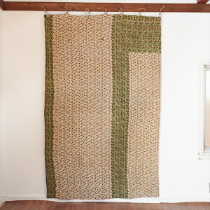 �C���h�@�J���^�h�J �p�b�`���[�N �����[�L���g ���B���e�[�W216×138cmKantha embroidery India