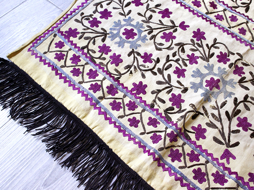 楽天市場】オールドスザンニ(スザニ)・ウズベキスタンの刺繍布 