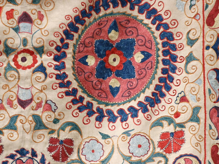 楽天市場】Suzani, Uzbekistan Suzani スザンニ刺繍・アンティークリ 