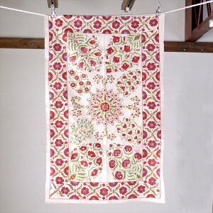 y15%OFFN[|ΏەizXUjhJEAeB[NfUCv_NV 136×84cmk^Et[u[P Suzani, Uzbekistan Suzani, Embroidary