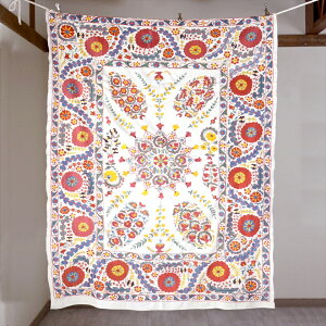 y15%OFFN[|ΏەizXUjhJEAeB[NfUCv_NV 185×154cmSuzani, Uzbekistan Suzani, Embroidary Nurata t[u[P