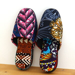 �p�[�j���z�X���b�p 22.5-25cm �yM�T�C�Y�z ��͌��X���b�p/ African wax print textile ���i