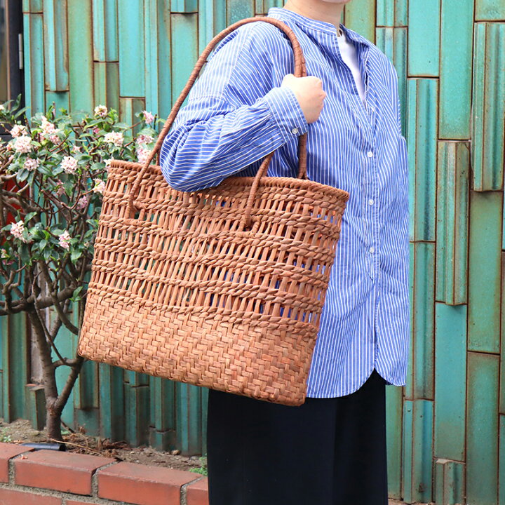 楽天市場】【10%OFFクーポン対象品】やまぶどう カゴバッグ 【現品一点  