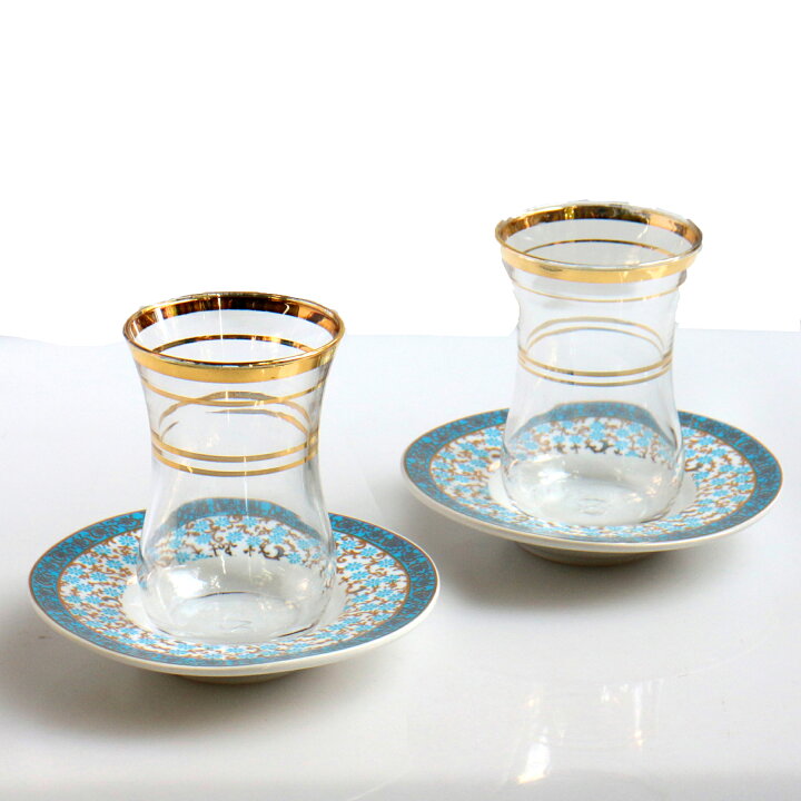 楽天市場】チャイグラス（チャイバルダック）2客セット Cay Bardag 