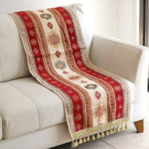 �e�[�u�������i�[ �x�b�h�X���[140×46cm �x���P�b�g �A�C�{���[ Table runner Bed through Turkish textile �g���R�� �t�@�u���b�N