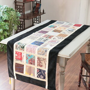 �e�[�u�������i�[�@���U�C�N�p�b�`���[�N 142x50cm�T�C�Y �V���j�[���f��
