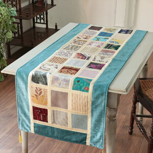 �e�[�u�������i�[�@���U�C�N�p�b�`���[�N 142x50cm�T�C�Y �V���j�[���f��