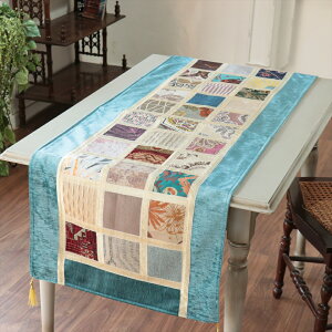 �e�[�u�������i�[�@���U�C�N�p�b�`���[�N 142x50cm�T�C�Y �V���j�[���f��