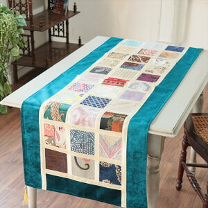 �e�[�u�������i�[�@���U�C�N�p�b�`���[�N 142x50cm�T�C�Y �V���j�[���f��