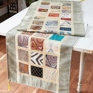 �e�[�u�������i�[�@���U�C�N�p�b�`���[�N 200x50cm�T�C�Y �V���j�[���f��
