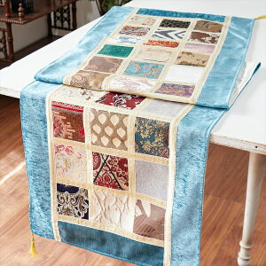 �e�[�u�������i�[�@���U�C�N�p�b�`���[�N 200x50cm�T�C�Y �V���j�[���f��
